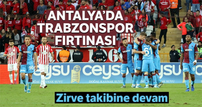 Antalyaspor 1-3 Trabzonspor Maçı Özeti ve Golleri İzle | Antalyaspor Trabzonspor kaç kaç bitti?