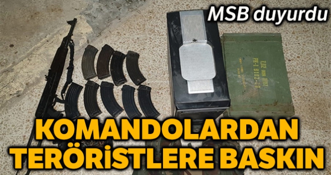 MSB: 'Tel Abyad'da eylem hazırlığında 4 terörist komandolar tarafından yakalandı'