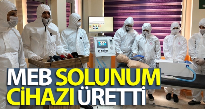 Hatay'da teknik lisede solunum cihazı üretildi