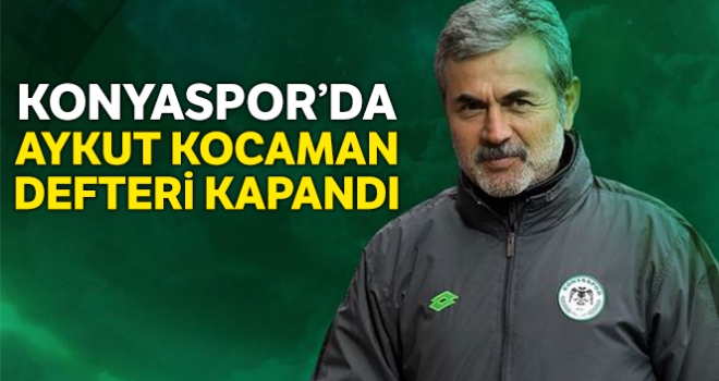 Konyaspor, Aykut Kocaman ile yolların ayrıldığını açıkladı