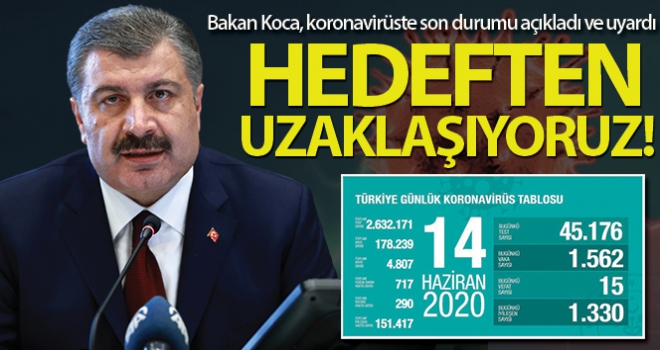 Bakan Koca, koronavirüste son durumu açıkladı!