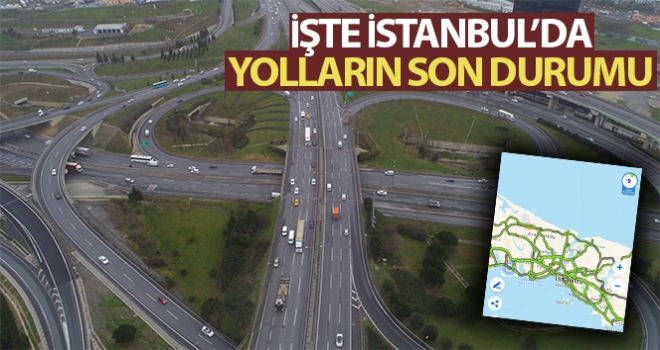 İstanbul'da trafiğin en yoğun olduğu cuma güne yollar boş kaldı