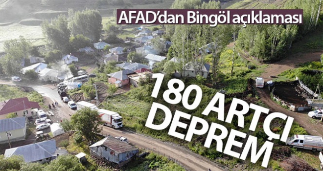 AFAD'dan Bingöl'deki 5.7 büyüklüğündeki depremle ilgili açıklama