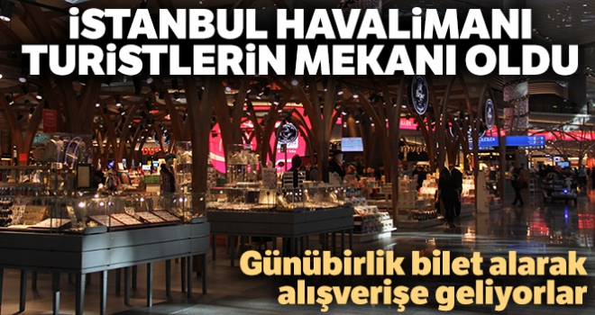 İstanbul Havalimanı Arap turistlerin alışveriş merkezi oldu