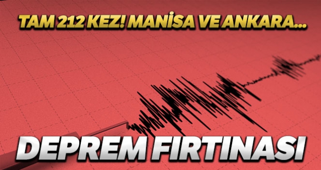 AFAD'dan açıklama: 'Ankara'da 10 Manisa'da 212 artçı deprem'