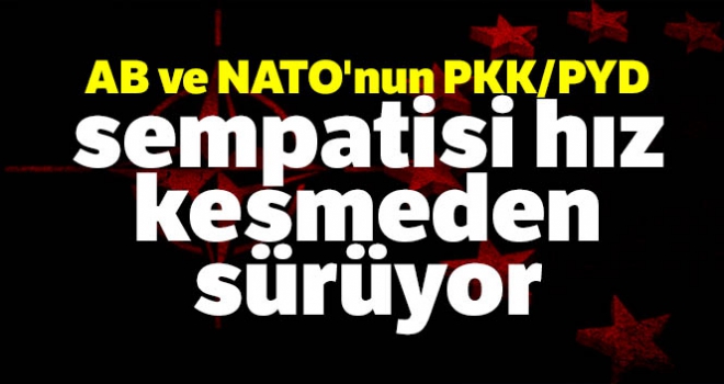 AB ve NATO'nun PKK/PYD sempatisi hız kesmeden sürüyor