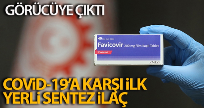 Covid-19'a karşı ilk yerli sentez ilaç