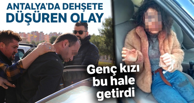 Kendisini polis olarak tanıtıp genç kızı darp etti