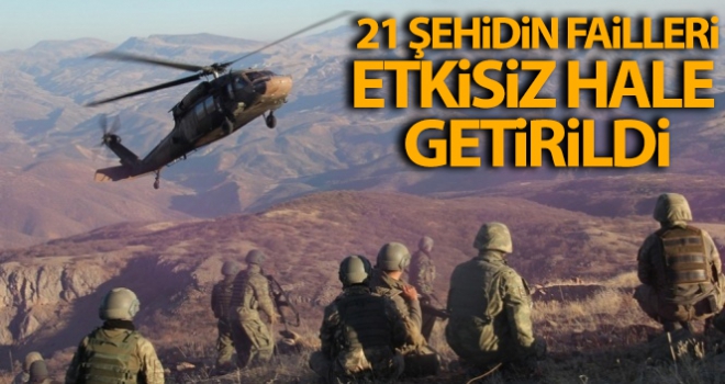 Elazığ'da etkisiz hale getirilen 16'sı sivil 21 şehidin faili ikinci terörist de turuncu kategoride çıktı