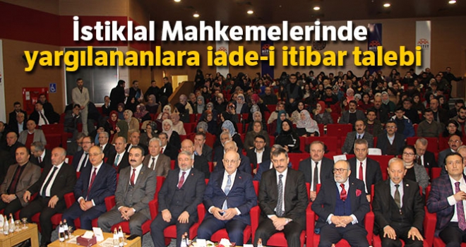 İstiklal Mahkemelerinde yargılananlara iade-i itibar talebi