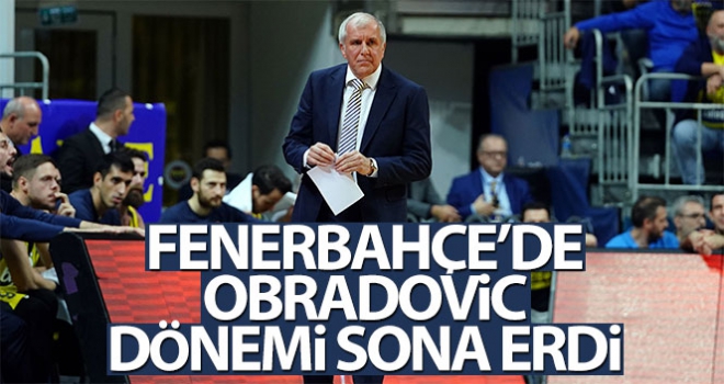 Fenerbahçe'de Obradovic dönemi sona erdi