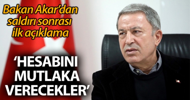 Bakan Akar'dan Kulp'taki terör saldırısı sonrası ilk açıklama