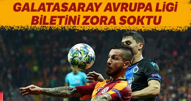 Galatasaray 1-1 Club Brugge Maçı Özeti ve Golleri İzle | Galatasaray Club Brugge kaç kaç bitti?