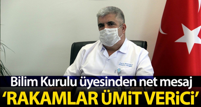 Koronavirüs Bilim Kurulu Üyesi Prof. Dr. İlhami Çelik: 'Rakamlar ümit verici'