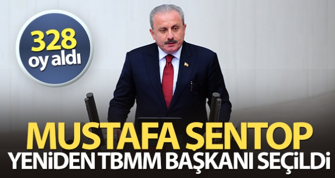 Mustafa Şentop yeniden TBMM Başkanı seçildi