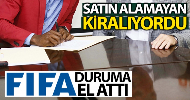 FIFA'dan kiralık oyuncu transferine kısıtlama