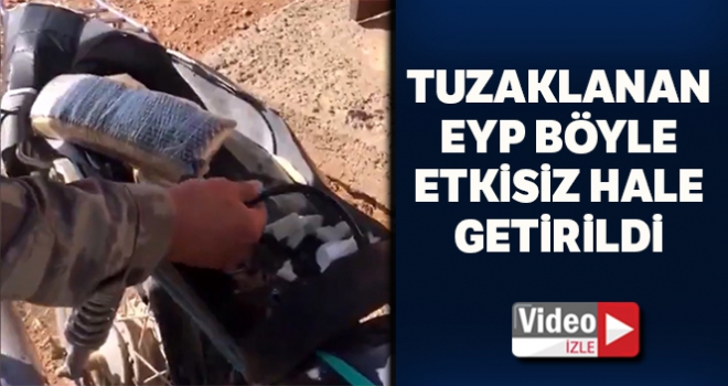 Teröristlerin tuzakladığı motosiklet etkisiz hale getirildi