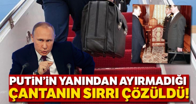 Putin'in nükleer çantası ilk kez görüntülendi