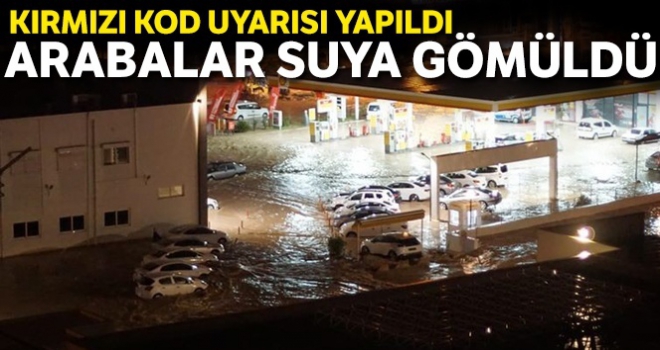 Mersin'de sağanak etkili oldu