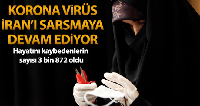 İran'da korona virüsünden ölenlerin sayısı 3 bin 872'ye yükseldi