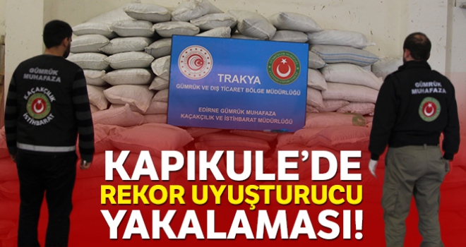 Kapıkule'de 2 ton 70 kilogram esrar ele geçirildi! Rekora imza atıldı