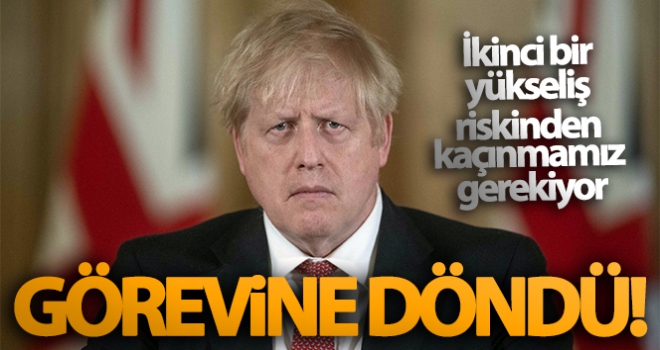 İngiltere Başbakanı Johnson göreve döndü