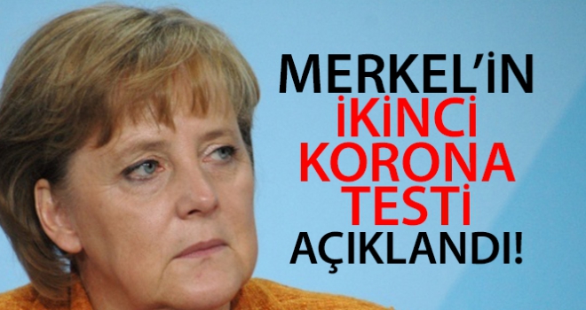 Merkel'in ikinci korona testi negatif çıktı