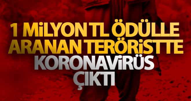 1 milyon TL ödülle aranan teröristin korona virüs testi pozitif çıktı