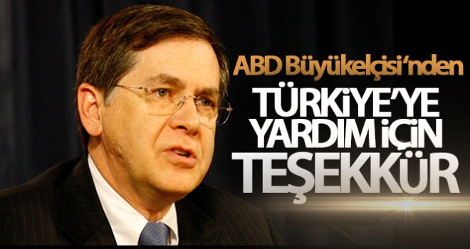 ABD Büyükelçisi Satterfield: 'Bağış için teşekkür ediyorum'