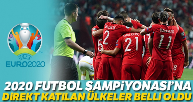 2020 Avrupa Futbol Şampiyonası'na direkt katılan ülkeler belli oldu