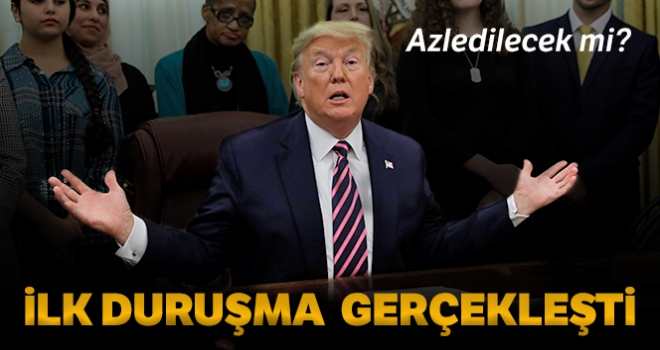 Trump'ın azli için Senato'da ilk duruşma gerçekleşti