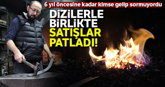 Tarihî diziler başladı, kılıç satışları patladı