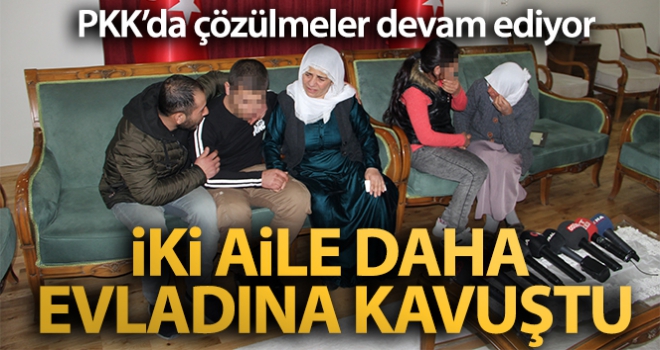 HDP önündeki iki aile daha evladına kavuştu