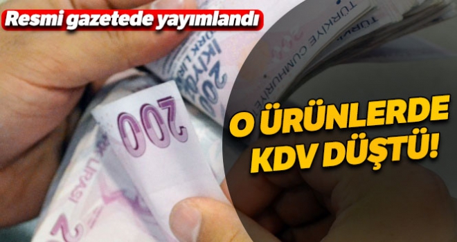 Tavuk yumurtası ve toptan balık tesliminde KDV indirildi