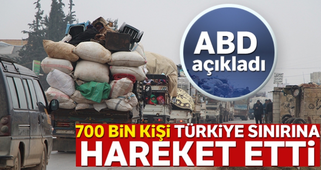 ABD: '700 bin kişi Türkiye sınırına hareket etti”