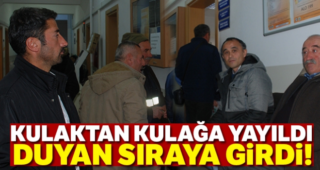 Kulaktan kulağa yayıldı, duyan sıraya girdi!