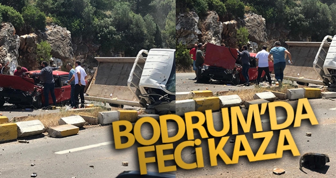 Bodrum'da feci kaza: 2'si ağır 3 yaralı