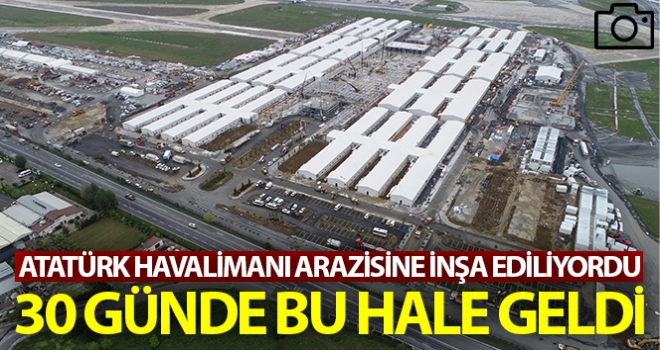 Yeşilköy Hastanesi 30 günde bu hale geldi