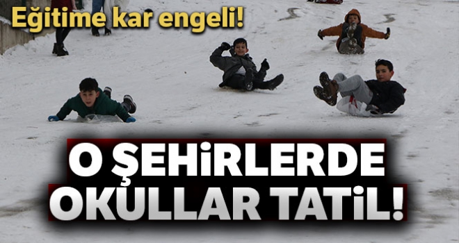 Valiliklerden kar tatili haberleri peş peşe geliyor! 13 Şubat Perşembe bugün okullar tatil mi? İşte o iller