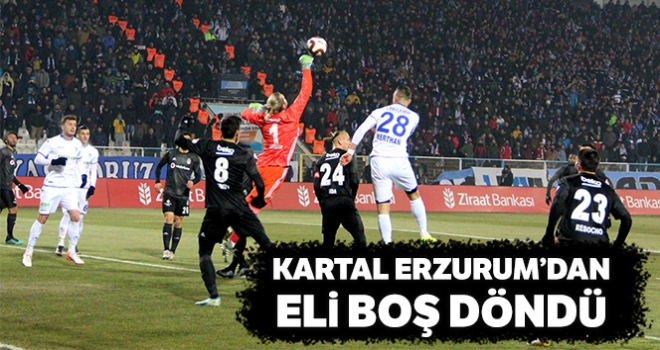 Beşiktaş, Erzurum'dan eli boş döndü