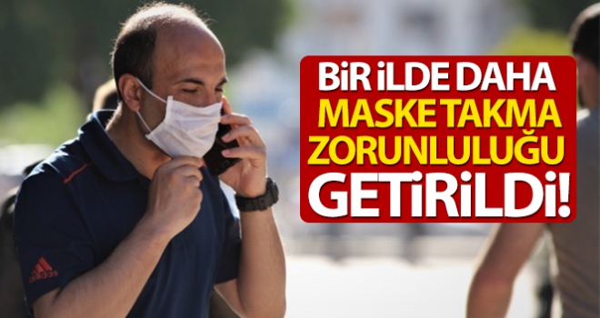 Trabzon'da il genelinde maske takma zorunluluğu getirildi