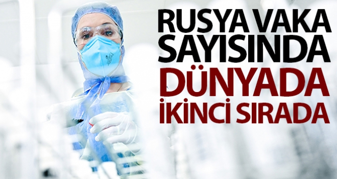 Rusya korona vakalarında dünyada ikinci sıraya yerleşti