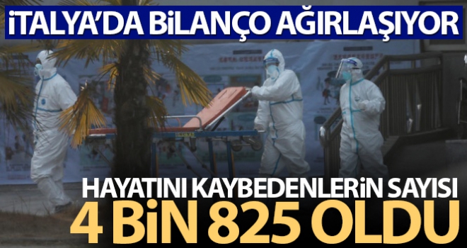 İtalya'da korona virüs bilançosu ağırlaşıyor!