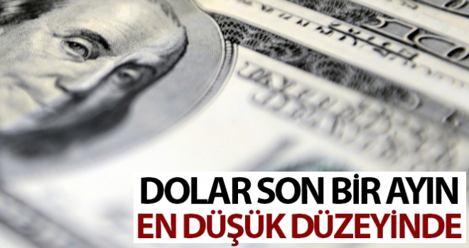 Dolar 1 ayın en düşük düzeyinde