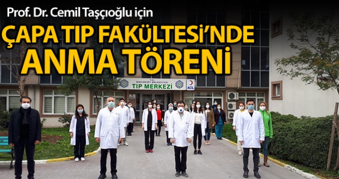 Prof. Dr. Cemil Taşcıoğlu için Çapa Tıp Fakültesi'nde anma töreni