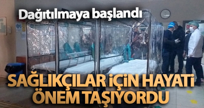 Sağlıkçılar için hayati önem taşıyordu dağıtılmaya başlandı