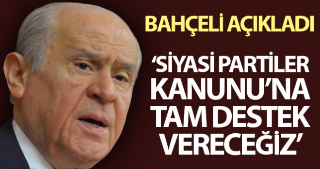 MHP Lideri Devlet Bahçeli: 