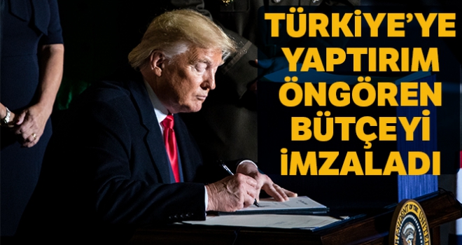 ABD Başkanı Trump, Türkiye'ye yaptırım öngören savunma bütçesini imzaladı