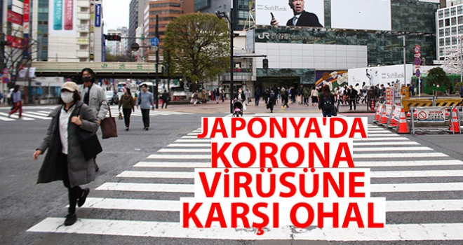 Japonya'da korona virüsüne karşı OHAL ilan edildi