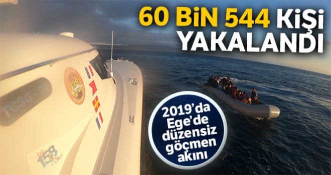 2019'da Ege'de düzensiz göçmen akını yaşandı